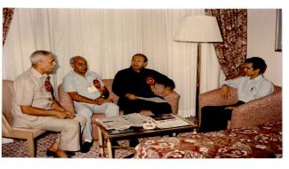 1995 Seminar on Future Trends in Textiles attended by Dr. R. S. Paroda, DG, ICAR on 19 July 1995