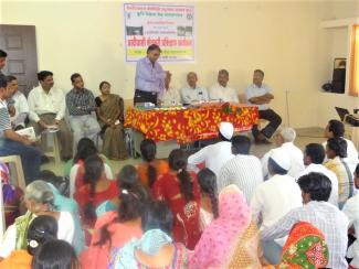 2014 TSP programme on Natural Dye at Narayngaon, Pune on 18 March 2014