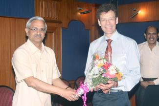 2010 Visit of Mr. Mathias Knappe, Prog. manager, Cotton textile and clothing of International Trade Centre, Geneva 