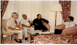 1995 Seminar on Future Trends in Textiles attended by Dr. R. S. Paroda, DG, ICAR on 19 July 1995 Image-3