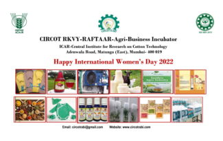 The exhibition of products produced by women startups under CIRCOT-RABI