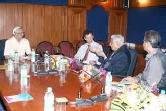 2010 Visit of Mr. Mathias Knappe, Prog. manager, Cotton textile and clothing of International Trade Centre, Geneva Image-2