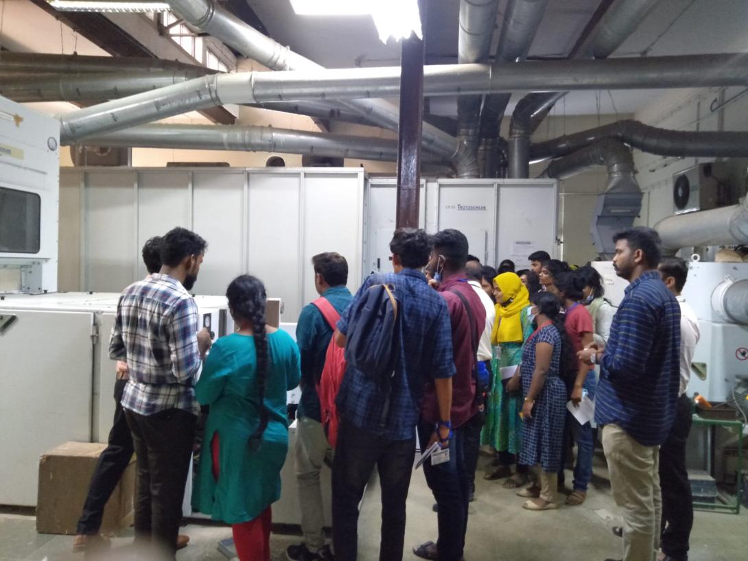 Image of Visit of students from College of Agriculture Vellayani (KAU) at ICAR-CIRCOT, Mumbai on 25th May, 2022.