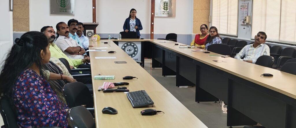 Image of ICAR-CIRCOT organized the Training Programme on Physical and Mental Health Management for Technical, Administrative and Supporting Staffs”